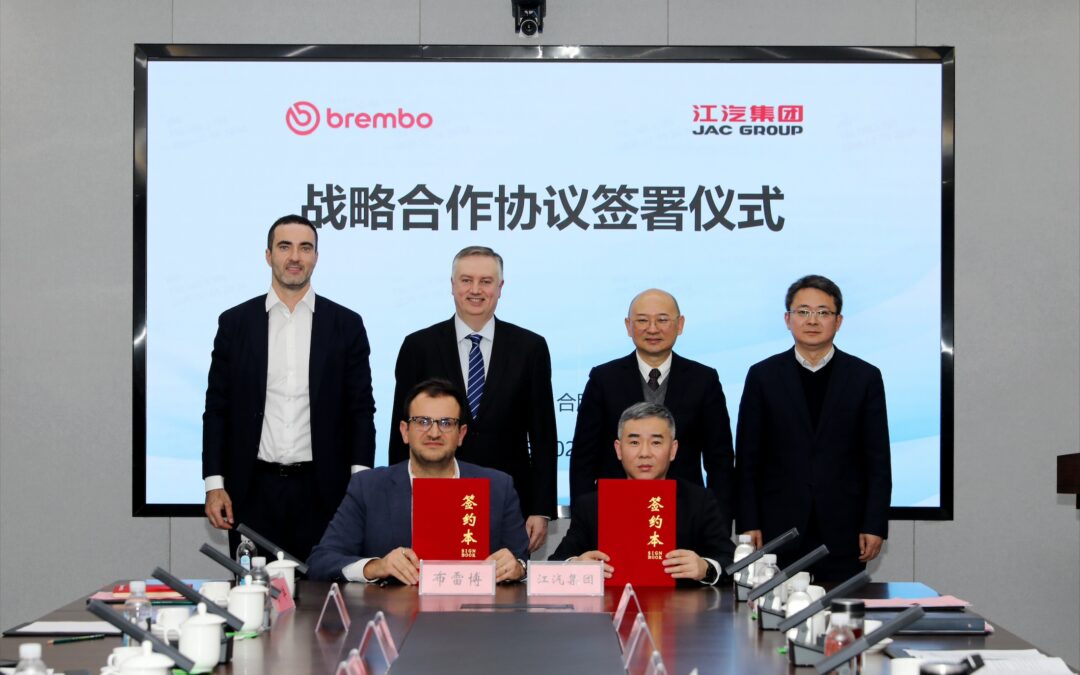JAC Group e Brembo: insieme per i sistemi frenanti del futuro